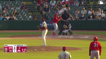 Trey Paige walks. Miguel Ugueto scores. Rainiel Rodriguez to 3rd. Dakota Harris to 2nd.