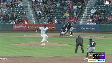 Samad Taylor triples (2) on a line drive to right fielder Charlie Condon. Mason McCoy scores. Carlos Rodríguez scores. Jase Bowen scores.