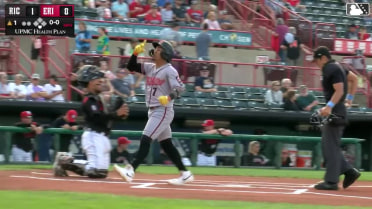 Ismael Munguia's leadoff home run