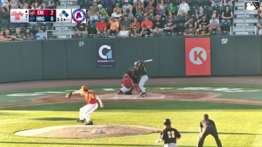 Seth Stephenson singles on a line drive to center fielder Sam Petersen. Andrew Jenkins scores. Aaron Antonini to 3rd.