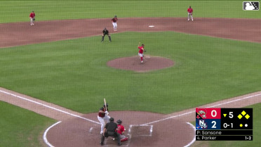 Aaron Parker hits a grand slam (14) to center field. Carter Cunningham scores. Eric Snow scores. Nick Goodwin scores.