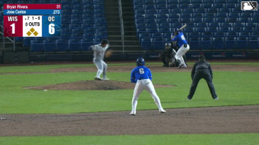 Jose Cerice singles on a line drive to right fielder Luis Castillo. Blake Mitchell scores. Ramon Ramirez to 3rd. Luke Pelzer to 2nd.