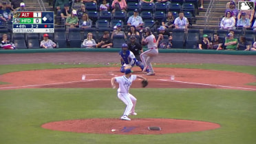 Will Taylor singles on a ground ball to left fielder Conner Capel. Omar Alfonzo scores.