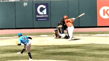 Sam Petersen's home run