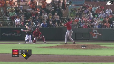 Matt Duffy's fourth strikeout