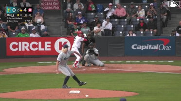 Sam Shaw homers (6) on a fly ball to right field. Kendry Chirinos scores.