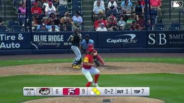 Izaac Pacheco singles on a ground ball to right fielder Bryson Ware. Woody Hadeen scores. Zyhir Hope to 2nd.