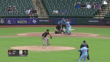 Richie Martin Jr. grounds into a double play, shortstop Aeverson Arteaga to second baseman Nate Furman to first baseman Buddy Kennedy. Dairon Blanco out at 2nd. Richie Martin Jr. out at 1st.