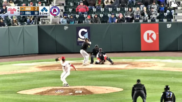 Nick Mitchell singles on a ground ball to left fielder Jack Rogers. Ralphy Velazquez scores. Alfonsin Rosario scores. Wuilfredo Antunez to 2nd.