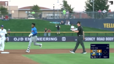 Leo De Vries' solo home run