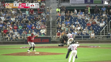 Brooks Brannon hits a ground-rule double (13) on a fly ball to right field. Caden Rose scores. Franklin Arias scores.