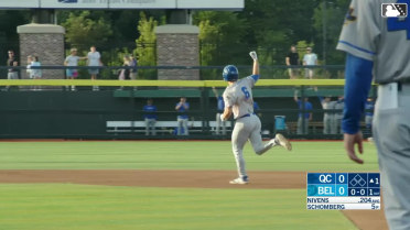 Spencer Nivens hits a solo home run