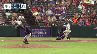 Ronny Simon singles on a ground ball to left fielder Tyler Gentry. Nick Cimillo scores.