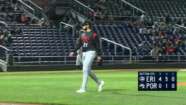 Jaden Hamm matches his career high with 7 K's