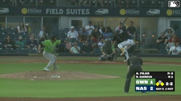 Anderson Pilar In play, run(s) to Eduardo Garcia