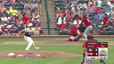 Victor Rodrigues singles on a ground ball to center fielder Ryan Wideman. Cameron Decker scores.