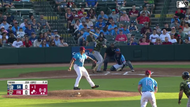 Albert Fabian singles on a ground ball to right fielder Keith Jones II. Romeo Sanabria scores. Tirso Ornelas to 3rd.
