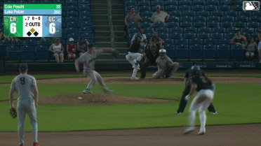 Luke Pelzer singles on a line drive to left fielder Caden Kendle. Blake Mitchell scores.
