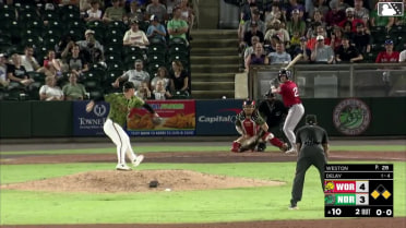Cameron Weston In play, run(s) to Jason Delay