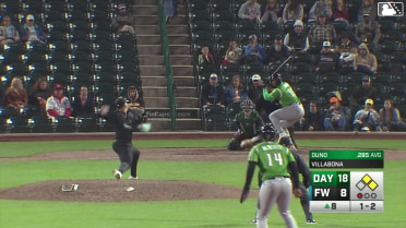 Alfredo Duno's second home run of the game