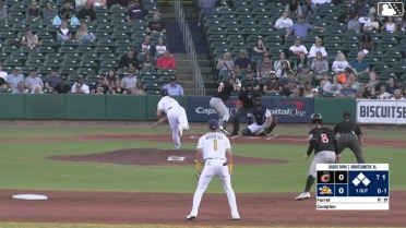 Drew Compton grounds into a double play, second baseman Cooper Kinney to shortstop Gregory Barrios to first baseman Xavier Isaac. David McCabe out at 2nd. Drew Compton out at 1st.