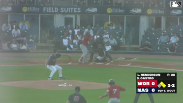 Logan Henderson In play, run(s) to Allan Castro