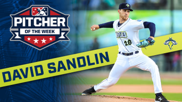 Sandlin Wins Carolina League Pitcher of the Week Honors