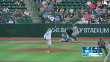 Trevor Werner homers (3) on a fly ball to left field. Erick Torres scores.
