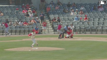 Brendan Jones homers (6) on a fly ball to right center field.
