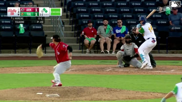 Elijah Hainline hits a ground-rule double (15) on a fly ball to right-center field. Taylor Young scores. Mike Sirota to 3rd.