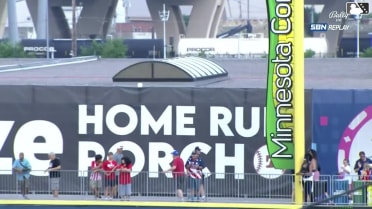 Orlando Arcia homers (11) on a fly ball to left center field.