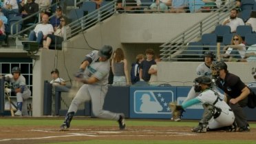 Luke Stevenson's first multihomer game