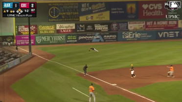 Erie turns great double play to advance