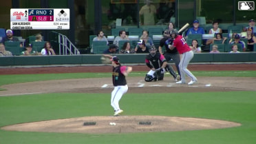 Christian Cerda homers (6) on a fly ball to left center field. Santiago Espinal scores.