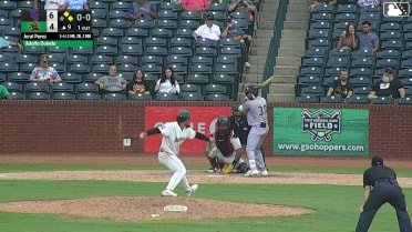 Jeral Perez doubles (10) on a sharp ground ball to left fielder Josh Tate. Kyle Lodise scores. George Wolkow to 3rd.