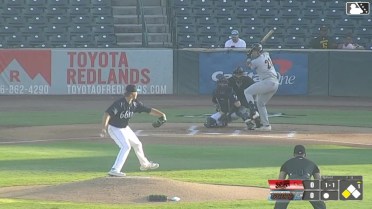 Ty Harvey out on a sacrifice fly to right fielder Henry Ford. Nu'u Contrades scores.