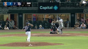Billy Amick homers (4) on a fly ball to right center field.
