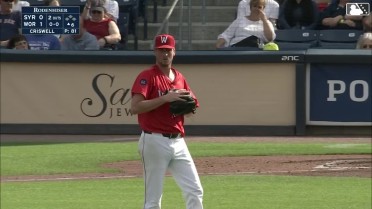 Criswell records his eighth strikeout