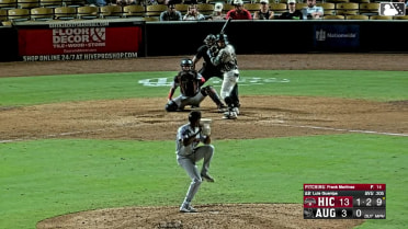 Luis Guanipa singles on a ground ball to left fielder Paulino Santana. Cooper McMurray scores. Michael Martinez to 3rd.