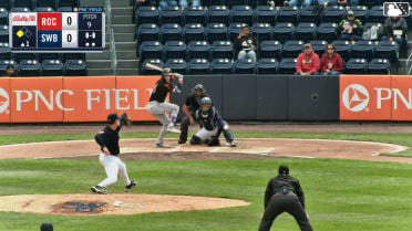 Robert Hassell III doubles (5) on a sharp line drive to right fielder Yanquiel Fernández. Christian Franklin scores. Abimelec Ortiz to 3rd.