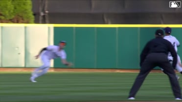 Nolan Jones' diving catch