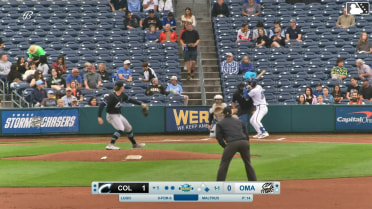 Matthew Lugo homers (7) on a fly ball to center field. Brett Squires scores.