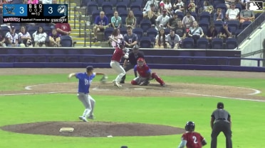 Filippo Di Turi singles on a line drive to right fielder Andrews Opata. Pedro Ibarguen scores.
