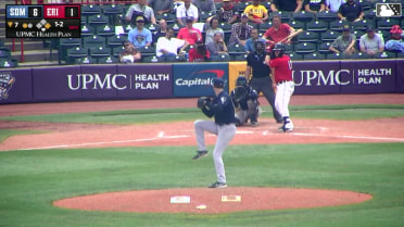 Ben Shields' eighth and final strikeout 