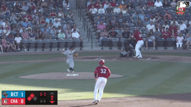 Ruben Ibarra grounds out softly, third baseman Cole Fontenelle to first baseman Caleb Bartolero. Cam Collier scores. Pablo Aliendo to 3rd.