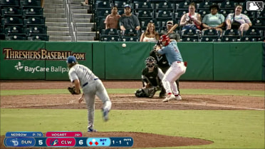 Jonathan Hogart grounds into a double play, third baseman Aldo Gaxiola to second baseman Eric Snow to first baseman David Beckles. Angel Mata out at 2nd. Jonathan Hogart out at 1st.