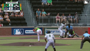 Brian Sanchez singles on a sharp line drive to right fielder Maxton Martin. Edward Florentino scores. Yordany De Los Santos scores. Axiel Plaz to 2nd.