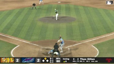 Theo Gillen singles on a ground ball to right fielder Cam Cannarella. Caden Bodine scores.