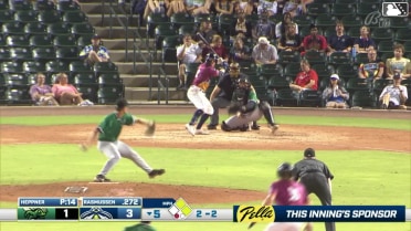 Connor Rasmussen grounds into a double play, shortstop Manuel Campos to first baseman Cooper McMurray. Roni Cabrera out at 2nd. Connor Rasmussen out at 1st.