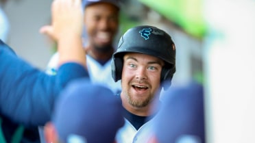 Matthew Ellis homers (8) on a fly ball to left field.